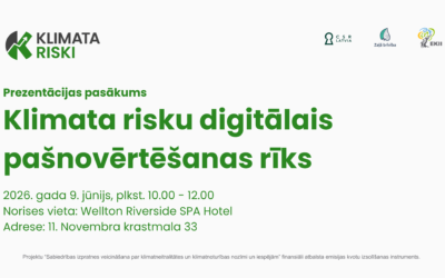 Klimatu risku digitālā pašnovērtējuma prezentācijas pasākums