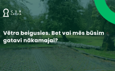 Vētra beigusies. Bet vai mēs būsim gatavi nākamajai?